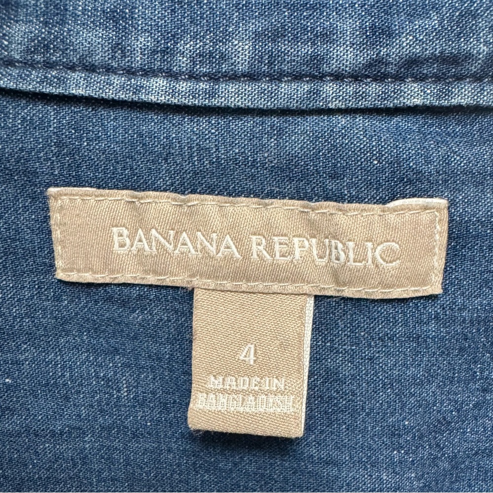 Banana Republic Denim Dress. Size 4. - Picture 8 of 10
